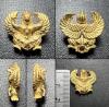 Great Garuda (Small size, gold plated) by LP.Key, Wat Sri Lumyong, Surin province.